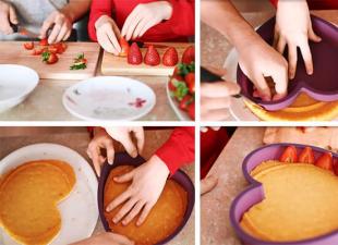 Торт на День влюбленных: пошаговый кулинарный рецепт