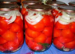 Кращі рецепти помідорів, маринованих на зиму, солодких і смачних без стерилізації.
