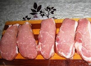 Was kann man zu Hause aus Schweinefleisch kochen?