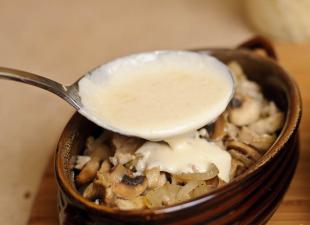 Найкращі рецепти жульєна з білими грибами