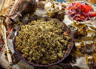 Рецепт приготування бухарського зеленого рису