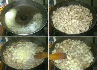 Жульєн із грибів у духовці з сиром та цибулею класичний Як приготувати жульєн з куркою та грибами у духовці