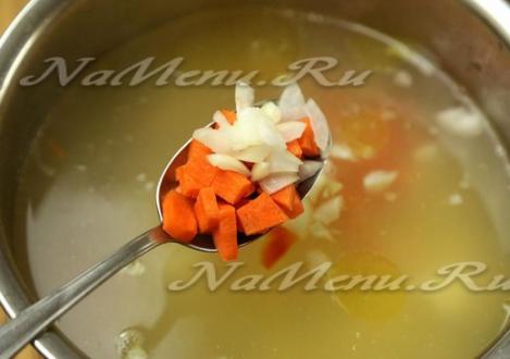 Пошаговый рецепт супа с фрикадельками и клецками