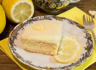 Як зробити лимонний торт в домашніх умовах: рецепт з фото